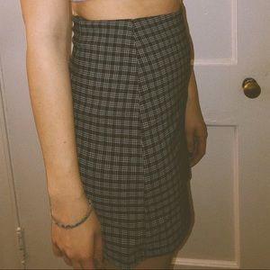 Brand new urban outfitters checkered skirt